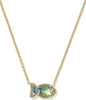 Kendra Scott Parker Fish Pendant Necklace God Abalone Shell