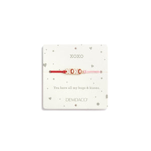 Demdaco XOXO Bear - Cream