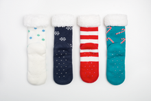 Load image into Gallery viewer, Ganz Festive Slipper Socks