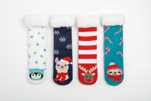 Load image into Gallery viewer, Ganz Festive Slipper Socks