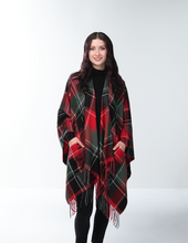Load image into Gallery viewer, Ganz Holiday Plaid Wrap