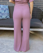 Load image into Gallery viewer, Grace &amp; Lace Coziest Wide Leg Lounge Pants - Dark Lilac