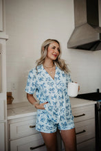 Load image into Gallery viewer, Light Blue Mini Bows Loungewear Set