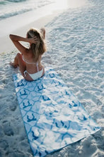 Load image into Gallery viewer, Blue Bow Quick Dry Towel