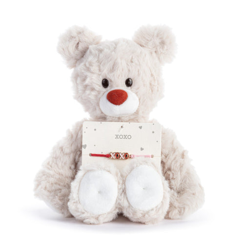 Demdaco XOXO Bear - Cream