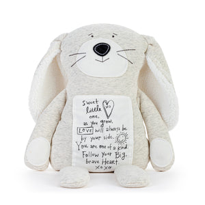 Demdaco Poetic Threads Bunny - Gray