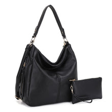 Load image into Gallery viewer, Effie 2-in-1 Hobo Bag - Black