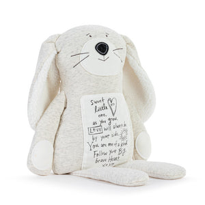 Demdaco Poetic Threads Bunny - Gray