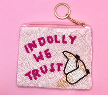 Load image into Gallery viewer, In Dolly We Trust Beaded Coin Pouch