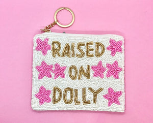 Raised On Dolly Beaded Coin Pouch