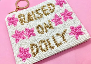 Raised On Dolly Beaded Coin Pouch