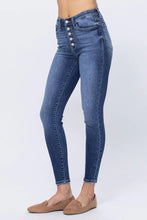 Load image into Gallery viewer, Judy Blue Hi Rise Button Fly Skinny Jean