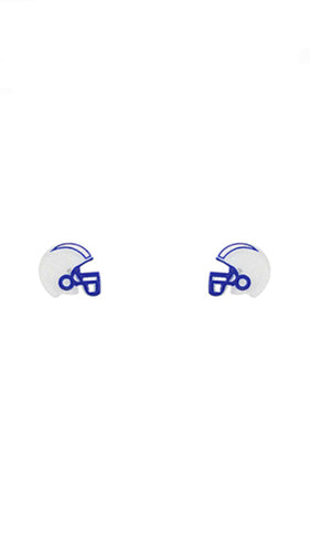 Football Helmet Stud Earrings