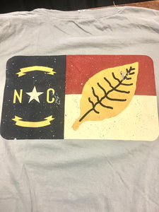 Bella Cotton NC Tobacco Flag Long Sleeve Tee