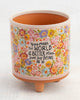 Natural Life Medium Artisan Terracotta Indoor Planter - World Better