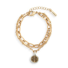 Load image into Gallery viewer, Wrapped in Prayer Bracelet - Gold