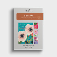Load image into Gallery viewer, Beautiful Birthday Flowers - 12 Birthday Boxed Cards and Envelopes