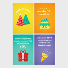 Load image into Gallery viewer, Bold &amp; Bright - 12 Birthday Boxed Cards and Envelopes
