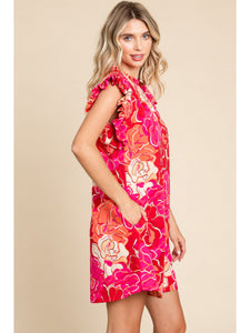 Vivienne Pink Floral Dress *Regular & Curvy*