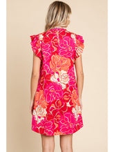 Load image into Gallery viewer, Vivienne Pink Floral Dress *Regular &amp; Curvy*