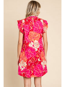 Vivienne Pink Floral Dress *Regular & Curvy*