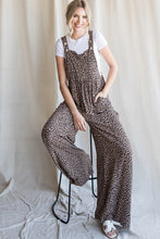 Load image into Gallery viewer, Spot On Leopard Jumpsuit - Taupe