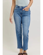 Judy Blue HW Ankle Straight Jean