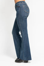 Load image into Gallery viewer, Judy Blue HW Tummy Control Shield Back Pocket Flare Jean