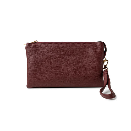 Kedzie Eclipse Colorblocked Convertible Wallet Crossbody - Wine