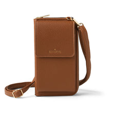 Load image into Gallery viewer, Kedzie Eclipse Smartphone Crossbody - Chestnut