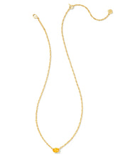 Load image into Gallery viewer, Kendra Scott Cailin Gold Pendant Necklace in Golden Yellow Crystal