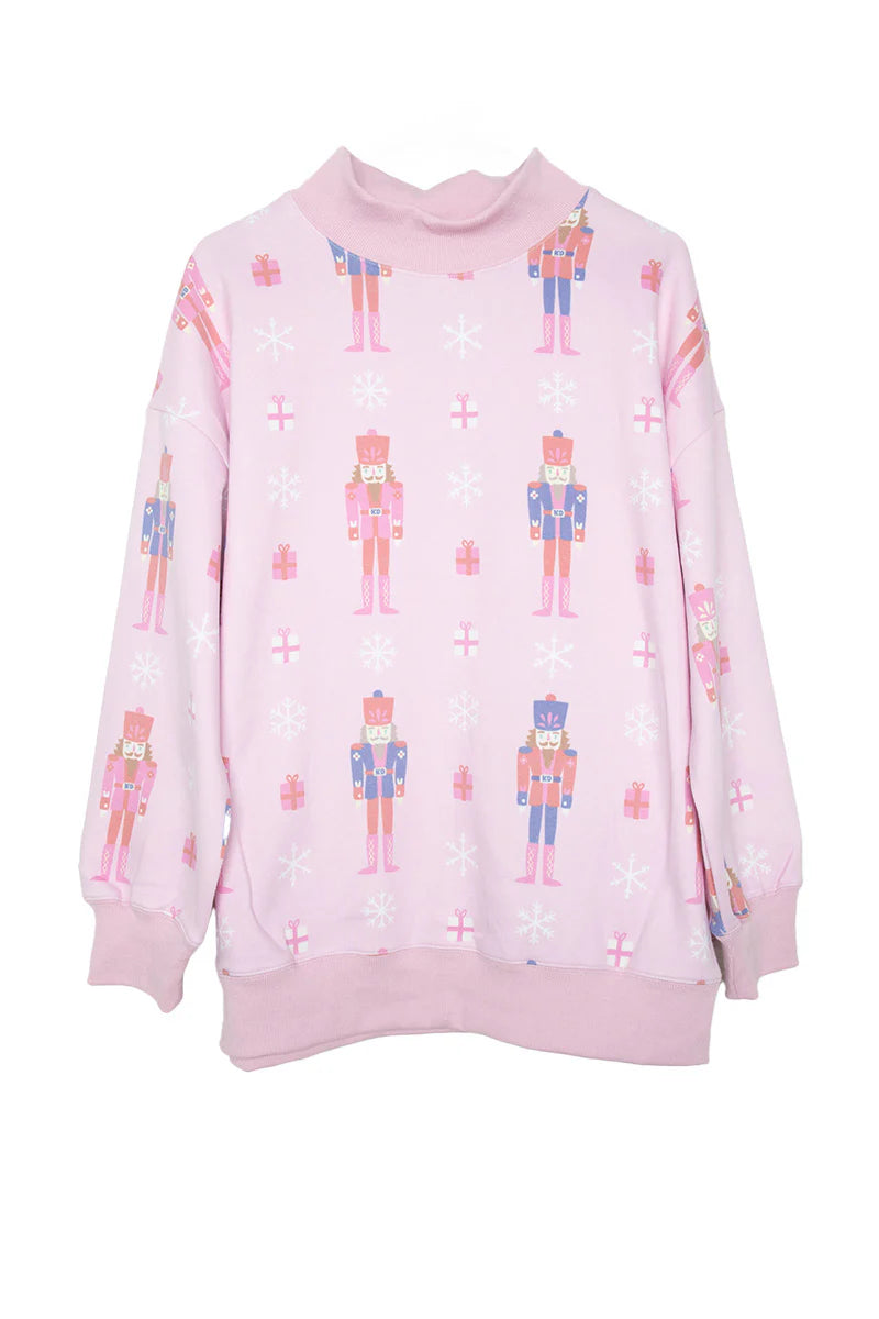 Nutcrackers Sweatshirt - Pink
