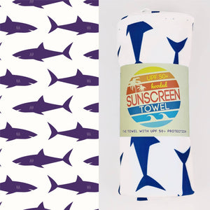 Kids UPF 50+ Sunscreen Hooded Beach Towels