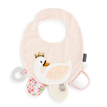 Load image into Gallery viewer, Demdaco Activity Bib - Pink Swan