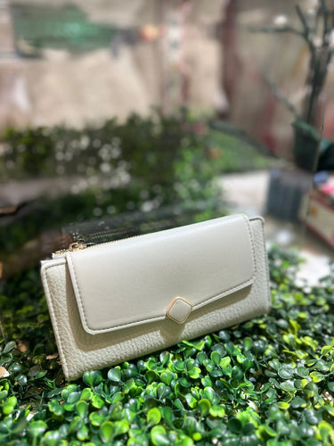 Linda Large Zip & Fold Wallet - Green