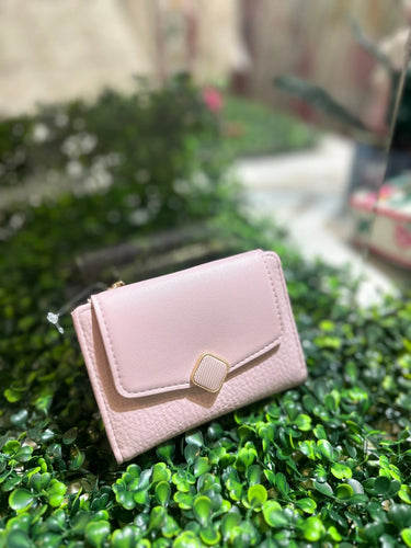 Linda Small Zip & Fold Wallet - Pink