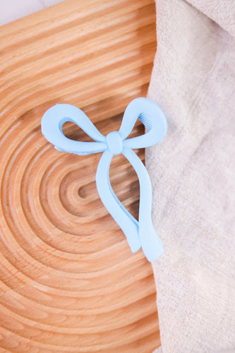 Matte Bow Hair Claw Clip *Multiple Colors*