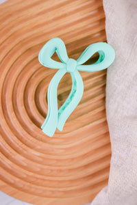 Matte Bow Hair Claw Clip *Multiple Colors*