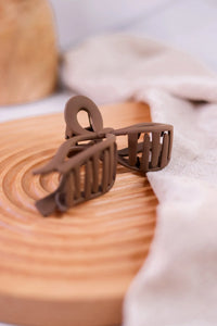 Matte Bow Hair Claw Clip *Multiple Colors*