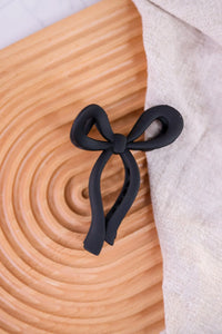 Matte Bow Hair Claw Clip *Multiple Colors*