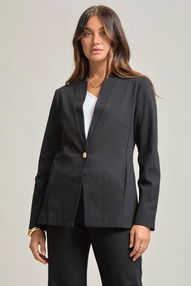 Miss Executive Blazer - Black *Regular & Curvy*