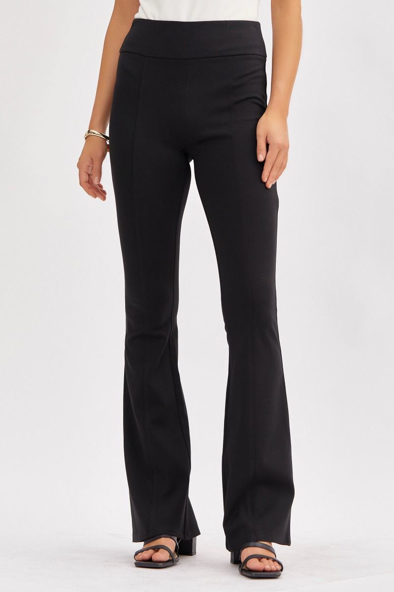 Magic High Waisted Kick Flare Pant - Black