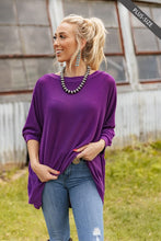 Load image into Gallery viewer, Connie Tunic Top - Regalia Purple *Curvy*