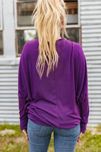 Load image into Gallery viewer, Jackie Oversized Top - Regalia Purple