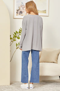 The Lily Top - Heather Grey *The Essentials Collection*