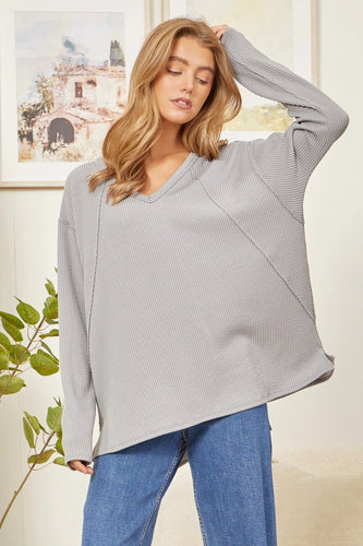 The Lily Top - Heather Grey *The Essentials Collection*