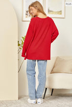 Load image into Gallery viewer, The Lily Top - Red *The Essentials Collection*