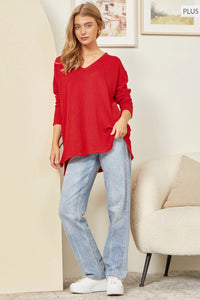 The Lily Top - Red *The Essentials Collection*