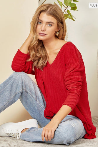The Lily Top - Red *The Essentials Collection*