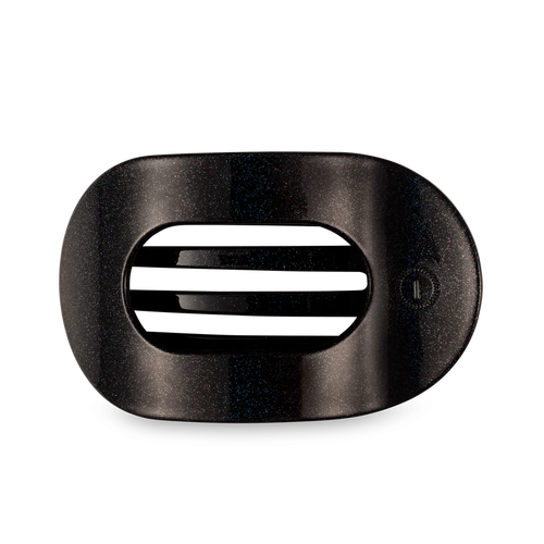 Large Teleties Flat Round Hair Clip - Midnight Magic